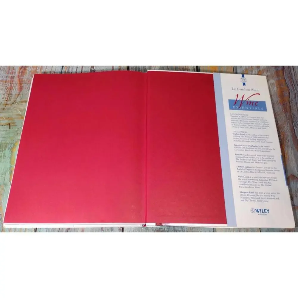 Le Cordon Bleu Wine Essentials Book - Professional Guide to Buying, Storing, and